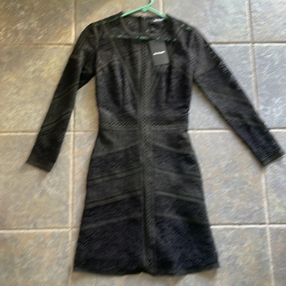 The Kooples Mix Dentelle Black Lace Dress - Picture 7 of 12